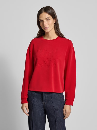 s.Oliver RED LABEL Regular fit sweatshirt van modalmix Rood - 4