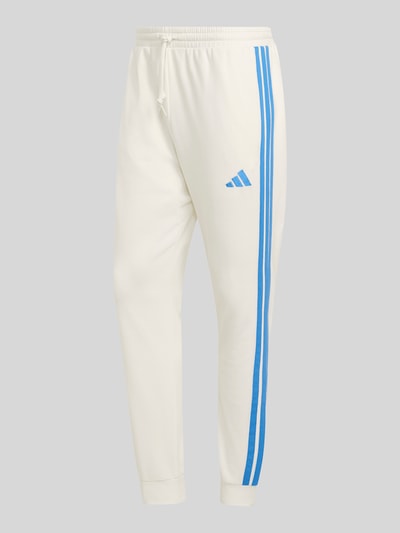 adidas Sportswear Sweatbroek met logodetail van katoenmix Offwhite - 2
