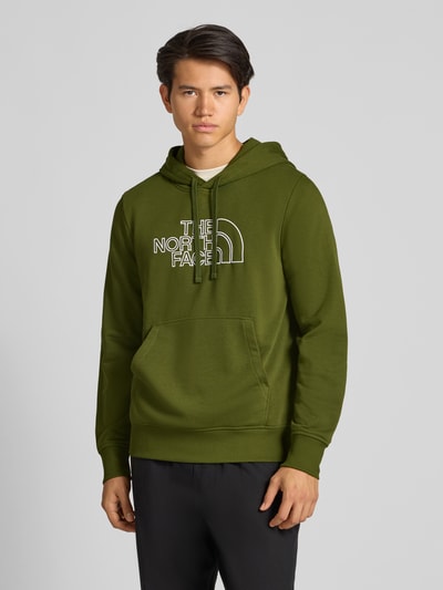 The North Face Hoodie met labelstitching Olijfgroen - 4