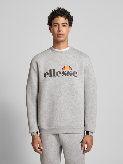 Ellesse Bluza z nadrukiem z logo model ‘CORVARO’ Jasnoszary 4