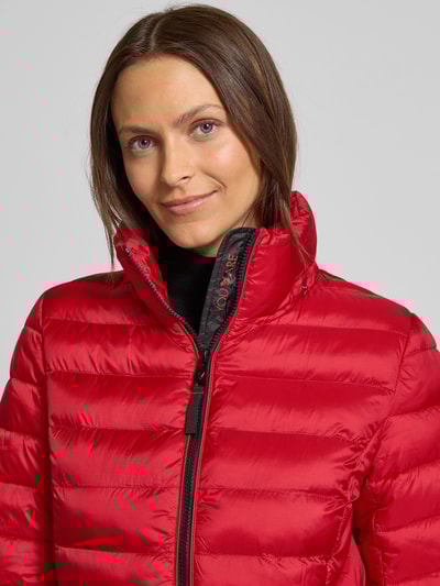 Fuchs Schmitt Regular fit gewatteerde lange jas met capuchon Rood - 3