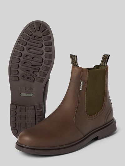 Barbour Boots aus echtem Leder Dunkelbraun 4