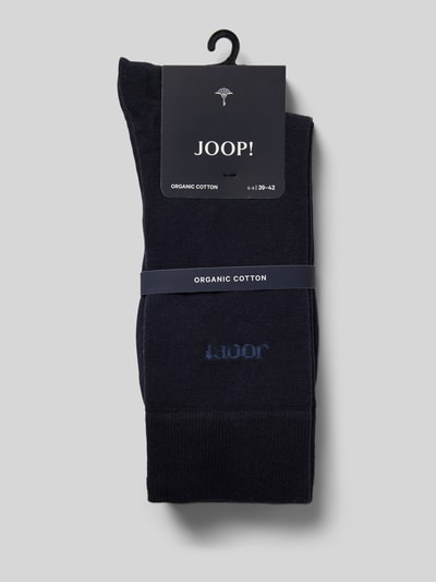 JOOP! Collection Socken mit Label-Print Marine 3