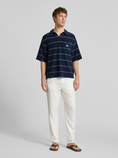 Blend Hose aus Leinen-Baumwoll-Mix Modell 'MARCO' Offwhite 1