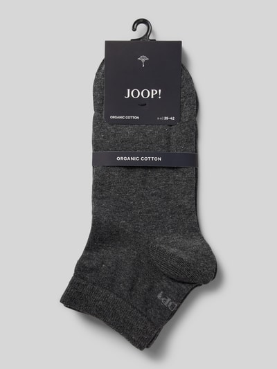 JOOP! Collection Sokken met labeldetail Antraciet gemêleerd - 3