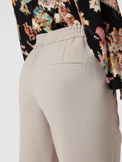 Marc Cain Stoffen broek met persplooien Offwhite - 3