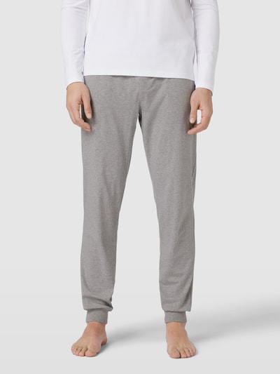 BOSS Sweatpants mit Label-Stitching Modell 'Mix&Match' Mittelgrau 4