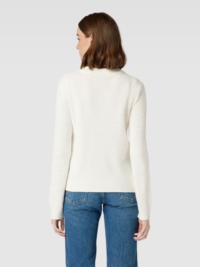 Esprit Strickpullover mit Strukturmuster Offwhite 5