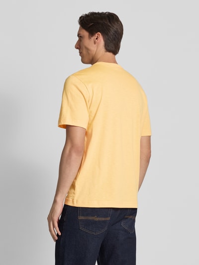 Tom Tailor Regular Fit T-Shirt aus reiner Baumwolle Apricot 5