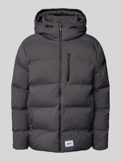 khujo Gewatteerd jack met capuchon, model 'Silas' Antraciet - 2