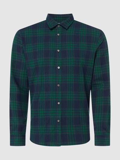 Minimum Koszula flanelowa o kroju regular fit z bawełny model ‘Olins’ Butelkowy 2