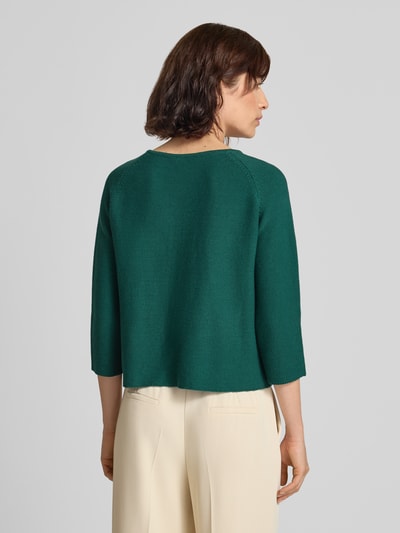 Weekend Max Mara Boxy Fit Pullover aus reiner Baumwolle Modell 'ADDOTTO' Dunkelgruen 5