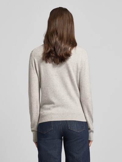 Tommy Hilfiger Regular Fit Pullover aus Woll-Kaschmir-Mix Hellgrau 5