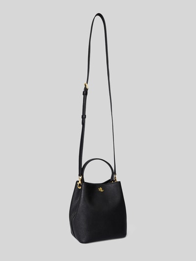 Lauren Ralph Lauren Handtas met echt leer met afneembare schouderband Zwart - 3