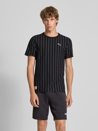 PUMA PERFORMANCE Regular Fit T-Shirt mit Logo-Stitching Modell 'Class' Black 4