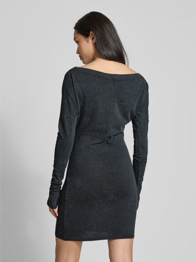 WEEKDAY Minikleid mit U-Boot-Ausschnitt Modell 'Robin' Black 5