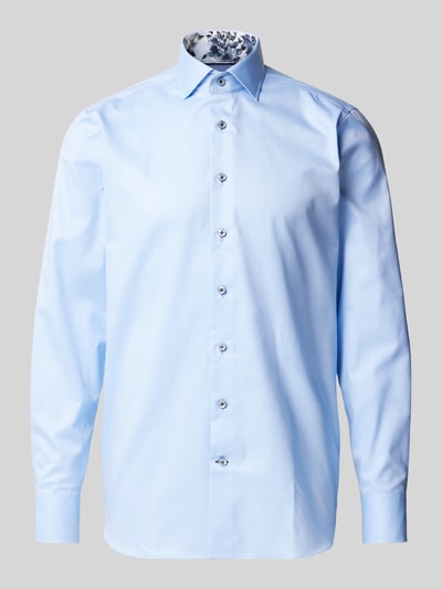 OLYMP SIGNATURE SLIM FIT Slim fit zakelijk overhemd met kentkraag, model 'Savio' Bleu - 2