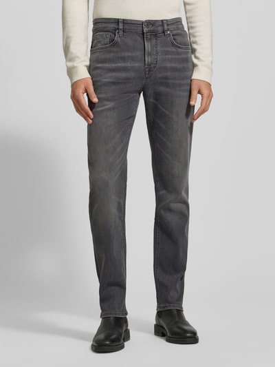 JOOP! JEANS Regular Fit Jeans mit Stretch-Anteil Modell 'Mitch' Mittelgrau 4
