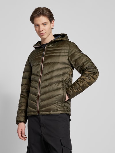 Jack & Jones Steppjacke mit Kapuze Modell 'HERO' Oliv 4