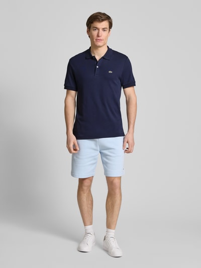 Lacoste Regular fit poloshirt met labeldetail Marineblauw - 1