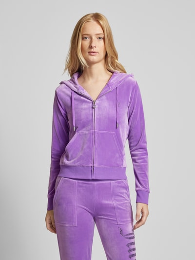 Juicy Couture Sweatjack met capuchon, model 'ROBERTSON' Lila - 4