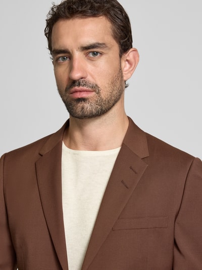 Christian Berg Men Regular fit pullover van puur katoen in gebreide look Offwhite gemêleerd - 3