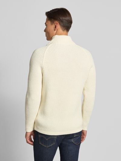 Drykorn Gebreide pullover met alpaca, model 'ARVID' Offwhite - 5