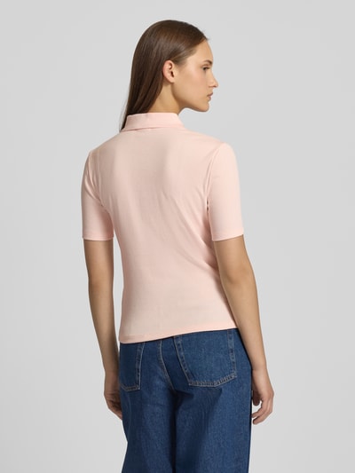 Calvin Klein Jeans Slim fit poloshirt met labeldetail Lichtroze - 5