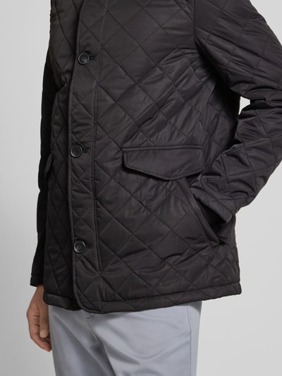 Christian Berg Men Steppjacke mit Pattentaschen Black 3