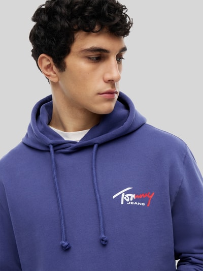 Tommy Jeans Bluza o kroju relaxed fit z czystej bawełny Szaroniebieski 3