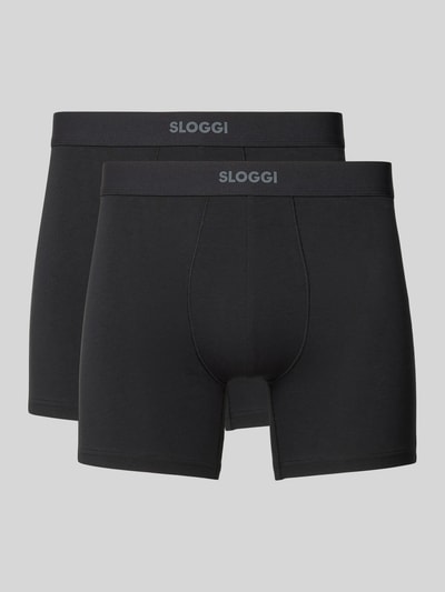 Sloggi Boxershorts mit elastischem Logo-Bund Black 1