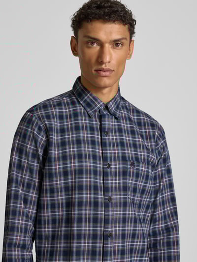 Lerros Freizeithemd mit Knopfleiste Dunkelblau 3