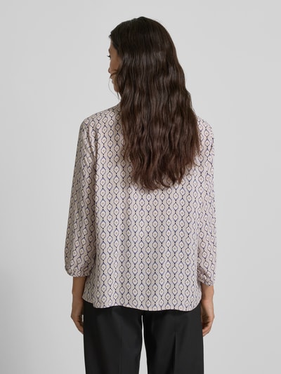 Marc Cain Blusenshirt mit Schlüsselloch-Ausschnitt Kitt 5