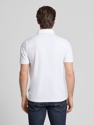 HECHTER PARIS Poloshirt met korte knoopsluiting Wit - 5