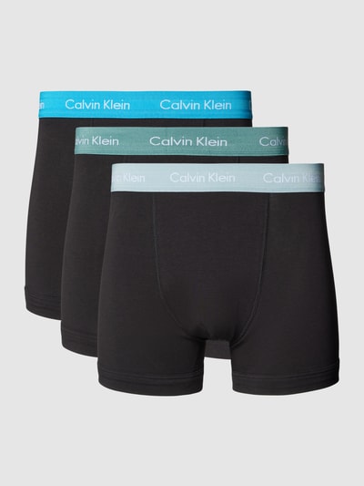 Calvin Klein Underwear Boxershort met band met label in een set van 3 stuks Zwart - 1