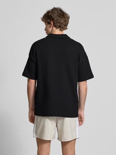 adidas Sportswear Relaxed Fit Poloshirt mit Label-Stitching Black 5