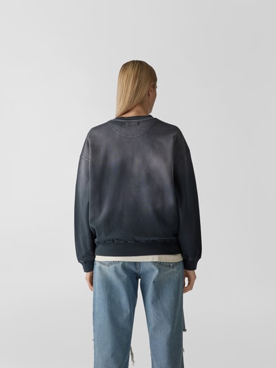 Anine Bing Sweatshirt mit Statement-Print Schwarz 5