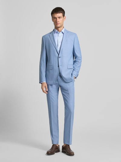 ETERNA Slim Fit Business-Hemd mit Kentkragen Bleu 1