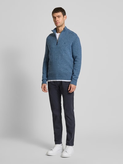 Marc O'Polo Slim Fit Chino aus Baumwolle Modell 'MALMÖ' Marine 1