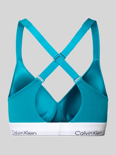 Calvin Klein Underwear Bralette met gekruiste bandjes Aquablauw - 3