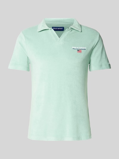 Polo Sport Regular Fit Poloshirt mit Label-Stitching Mint 2