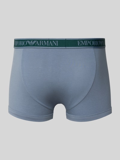 Emporio Armani Trunks mit Label-Bund im 3er-Pack Gruen 3