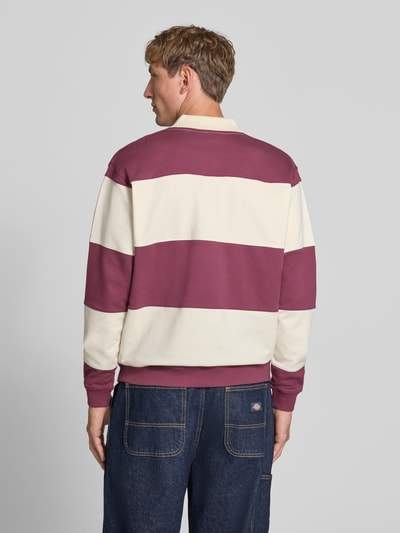 Marc O'Polo DENIM relaxed fit schipperstrui van puur katoen Prune - 5