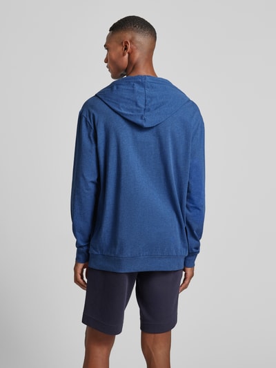 HUGO Hoodie met labelprint, model 'Laze' Marineblauw - 5