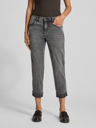 Angels Slim Fit Jeans in verkürzter Passform Modell 'DARLEEN' Hellgrau 4