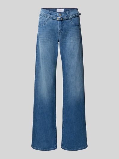 Angels Wide Leg Jeans mit Gürtel Modell 'LIZ BELT' Hellblau 2