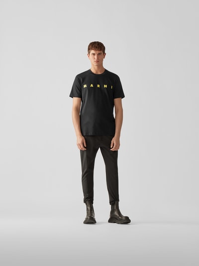 Marni T-Shirt mit Print Schwarz 1