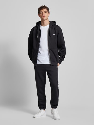 Dickies Sweatjacke mit Label-Stitching Modell 'SUMMERDALE' Black 1