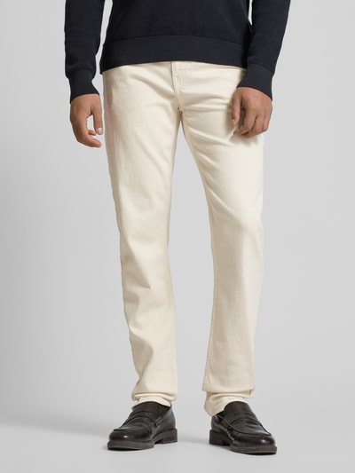 Casual Friday Jeans mit 5-Pocket-Design Modell 'KARUP' Offwhite 4