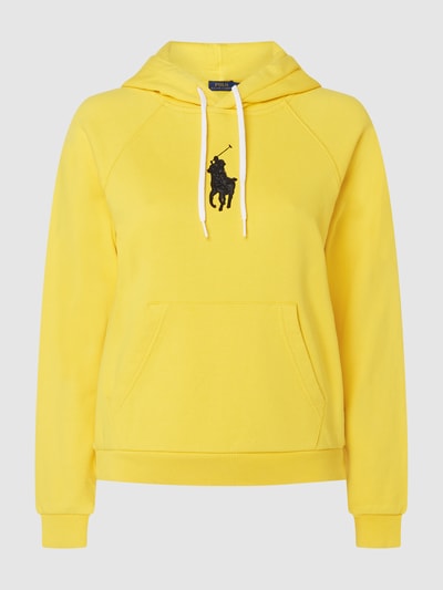 Polo Ralph Lauren Bluza z kapturem i naszywką z logo Żółty 1